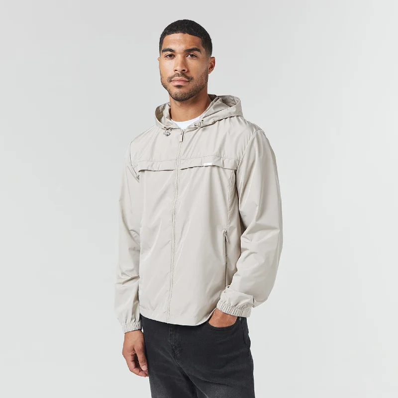 Smart Windbreaker | Stone Sleek Men's Contemporary 