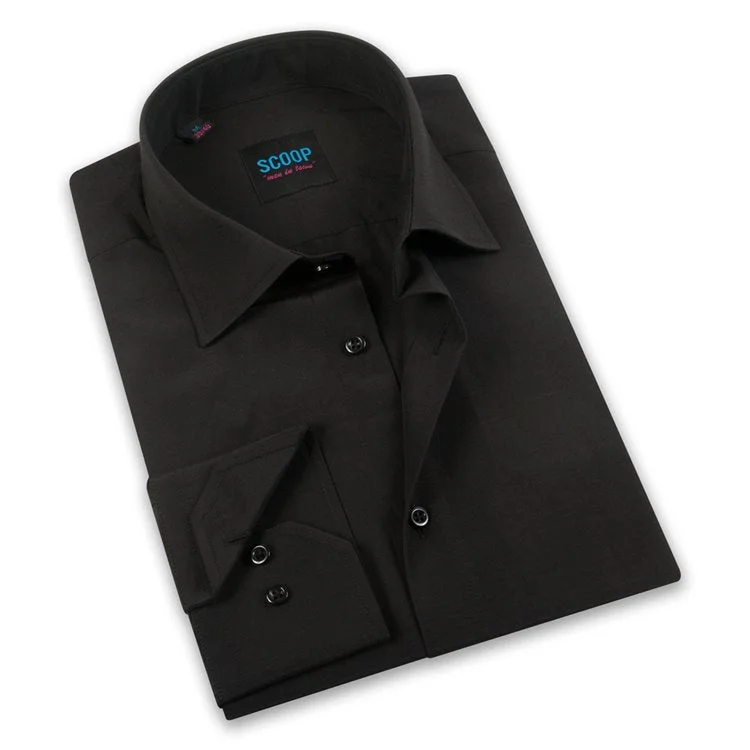 Scoop Dress Shirt - Grady/Black Practical Men's Quick