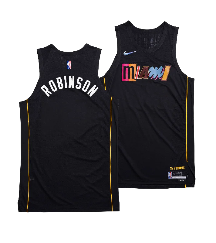 Duncan Robinson Nike Miami HEAT Mashup Swingman Jersey - Custom Number Style Casual Men's Loose