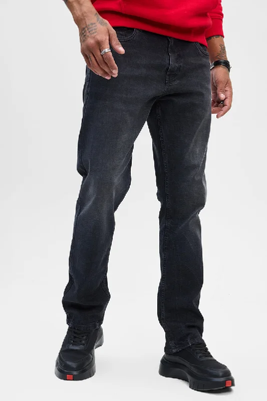 Black Comfort Fit Jeans Lumberjack