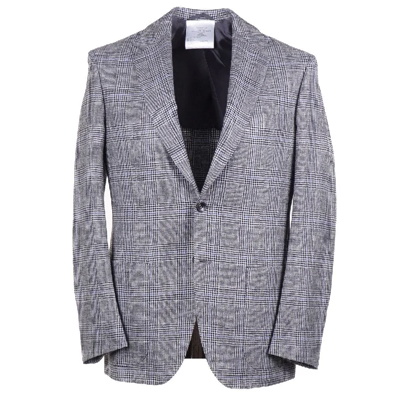 Sartorio Woven Wool-Silk-Linen Sport Coat Modern Men's Tech