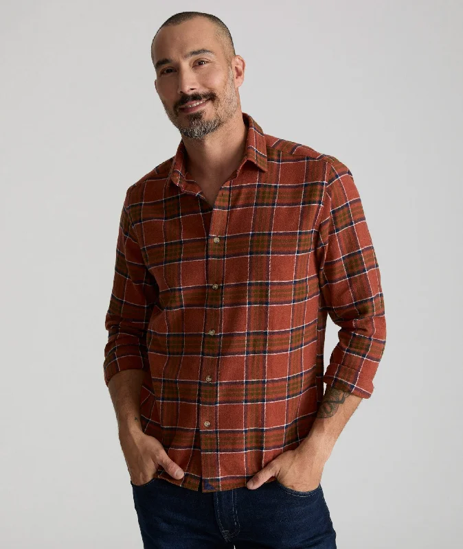 Flannel Regner Shirt Refined Men's Classic 