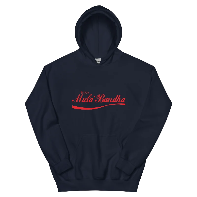 Enjoy Mula Bandha Graphic Hoodie Sporty Men's Tennis