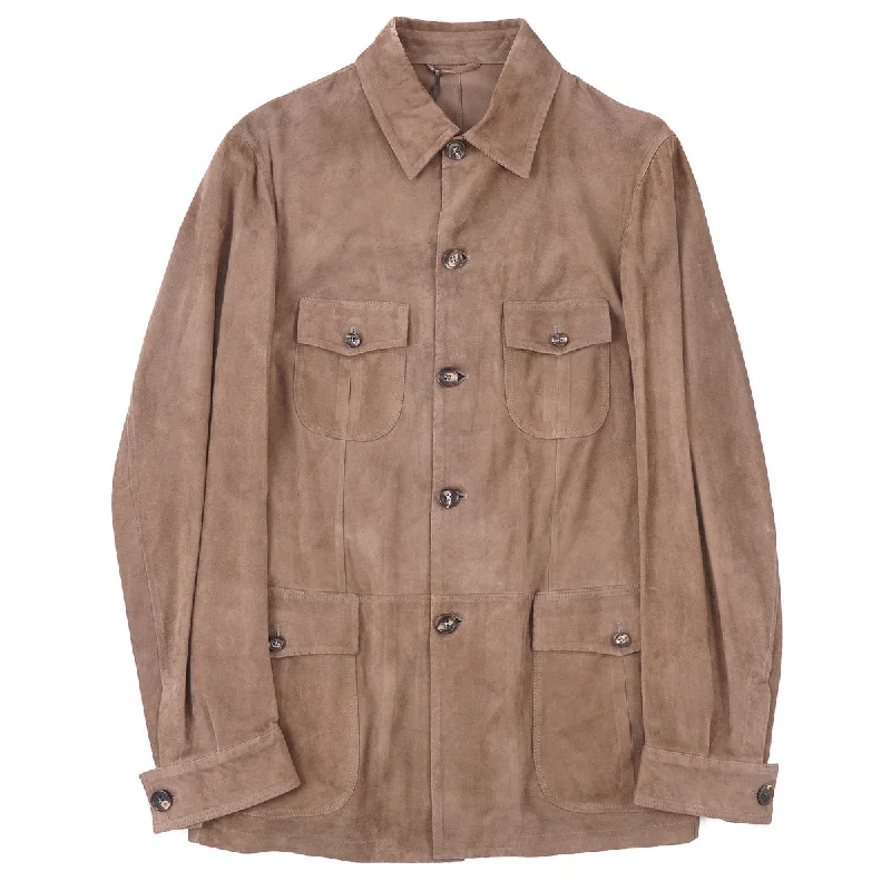 Rifugio Unlined Nappa Suede Safari Jacket Relaxed Men's Australian 