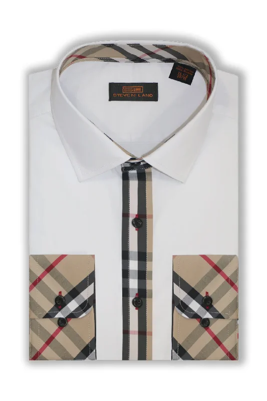 Tartan Ⅱ | 100% Cotton | Khaki Practical Men's Quick