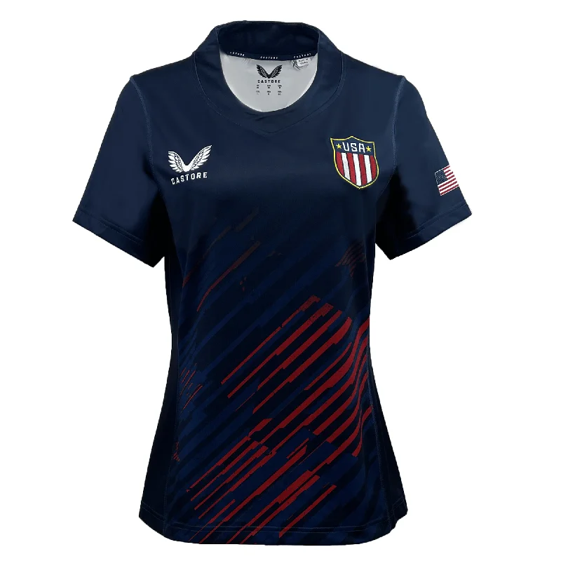 Women's USA Rugby 2024 Olympic 7's Jersey by Castore Organic