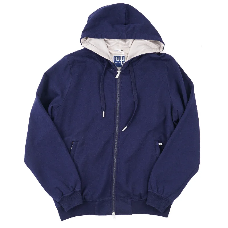 Fedeli Hooded Windstop Jacket Tailored