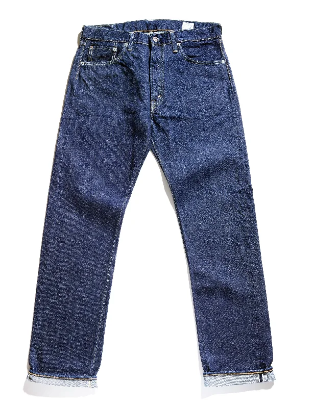 107 Slim Fit Selvedge Denim Jeans - One Wash Sophisticated Men's 