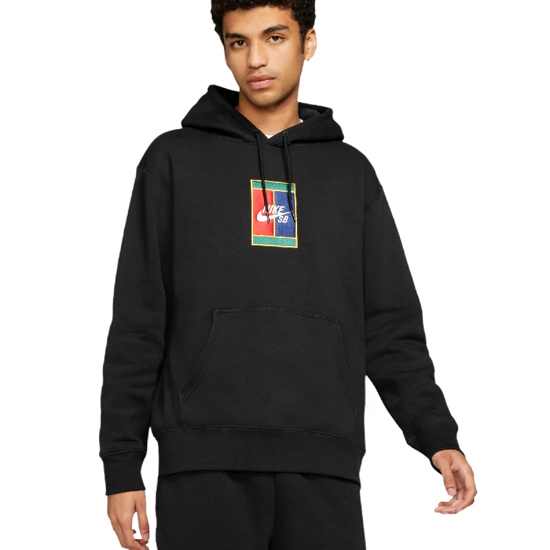 Nike SB Skate GFX Hoodie Black/Black Luxurious Men's High