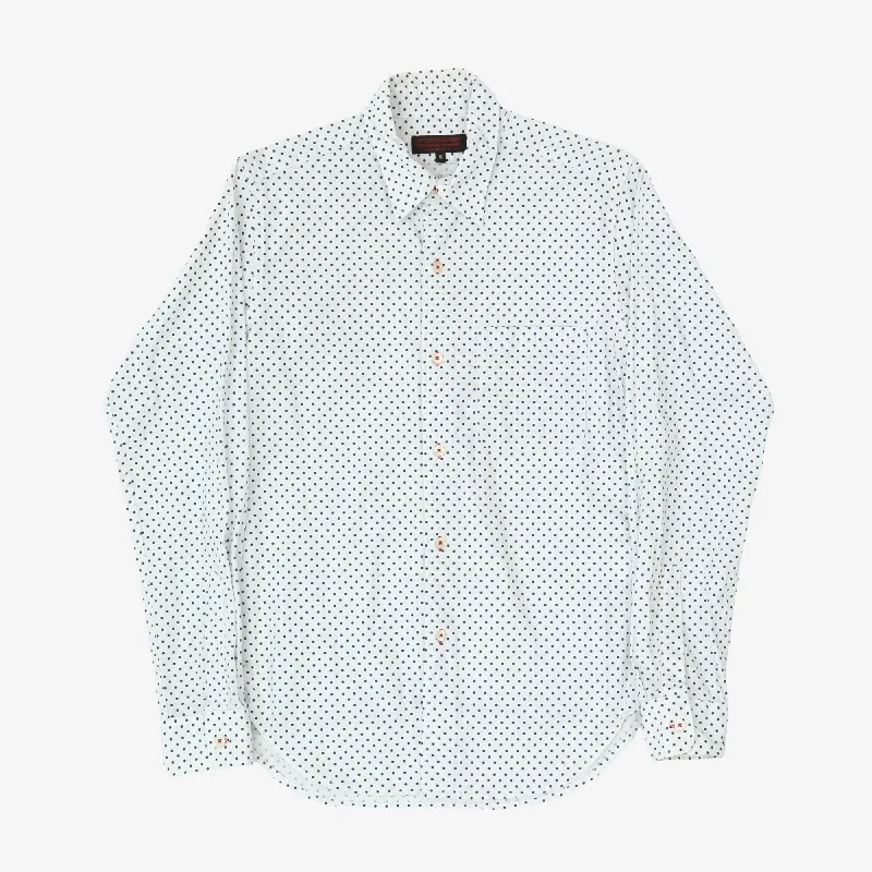 Polka Dot Shirt Cool Men's Distressed