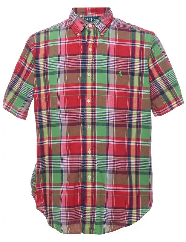 Ralph Lauren Checked Shirt - L Casual Men's Japanese 