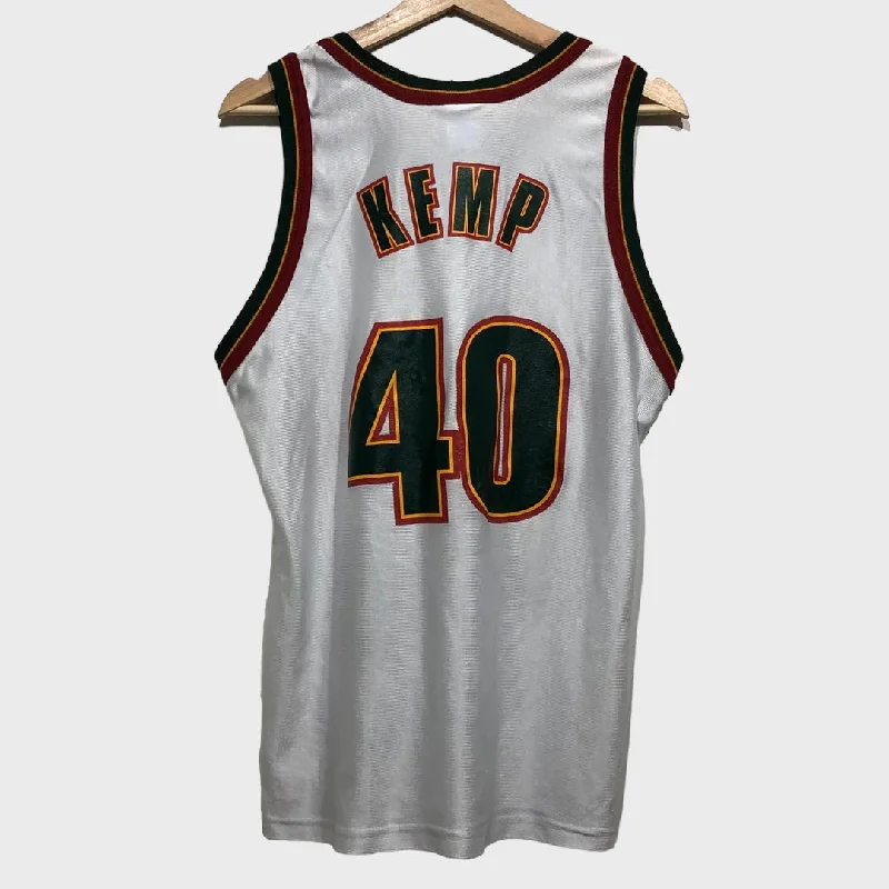 Vintage Shawn Kemp Seattle SuperSonics Jersey M Laid