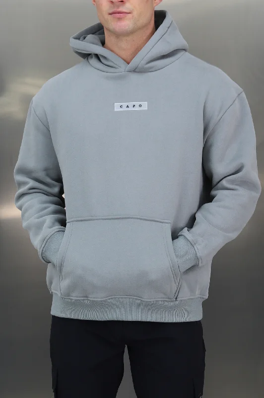 Capo ESSENTIAL Hoodie - Mid Grey Luxurious Men's High