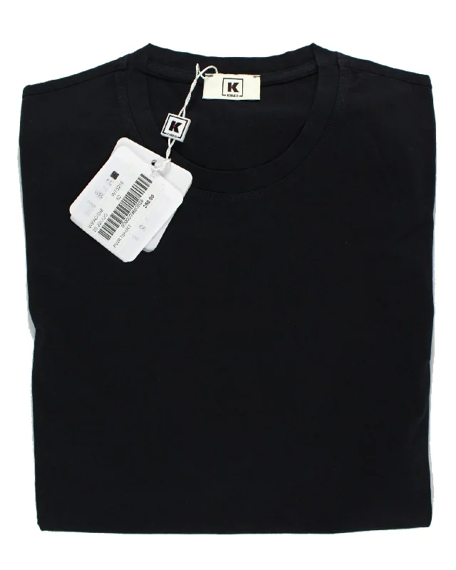 Kired Kiton T-Shirt Dark Blue Crêpe Cotton Cool Men's Skate