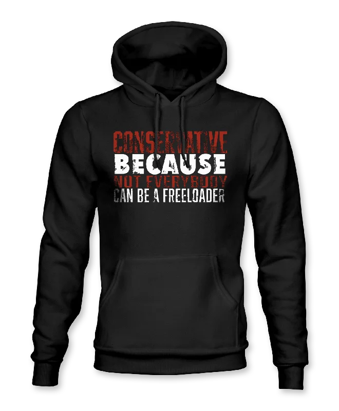 Conservative Because Hoodie Modern Men's 