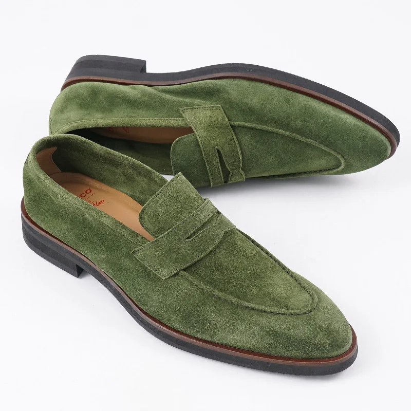 di Bianco 'Amato' Unlined Suede Loafer Youthful Men's Anime