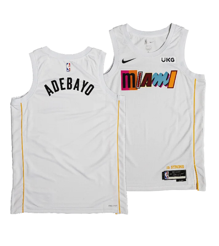 Bam Adebayo Nike Miami Mashup Vol. 2 Youth Swingman Jersey - Custom Number Style Earthy Men's Hemp