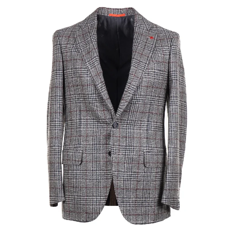 Isaia Trim-Fit Cashmere Sport Coat Cool Men's Distressed