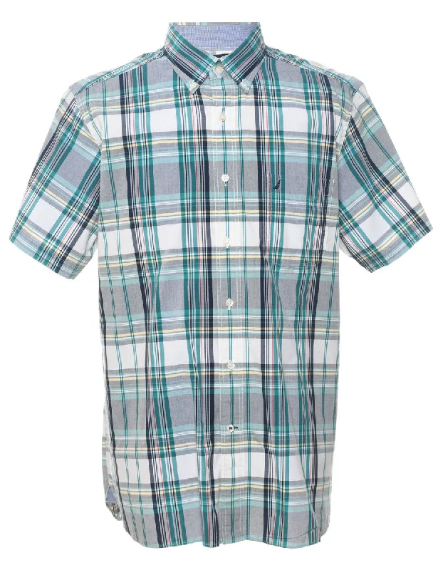 Nautica Multi-Colour Checked Shirt - L Beach