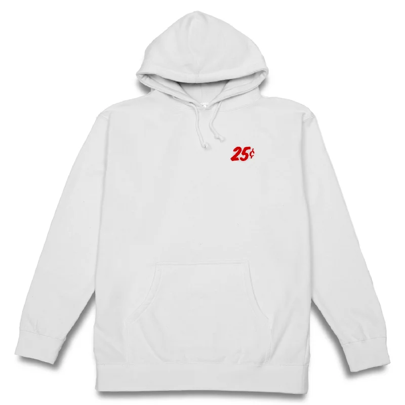 Quartersnacks Classic Snackman Hoody White British Gentleman Style