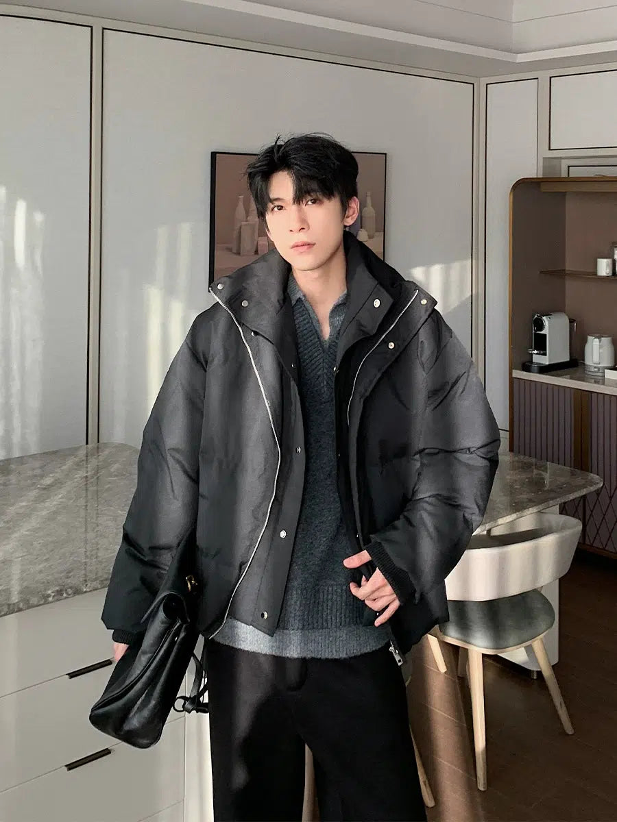 Two-piece Cotton Padded Jacket Modern Men's Tech