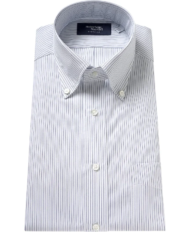 TOKYO SLIM FIT - Button Down Broadcloth Artistic Men's Avant