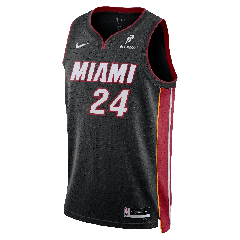 Haywood Highsmith Nike Miami HEAT Icon Black Swingman Jersey British Gentleman Style