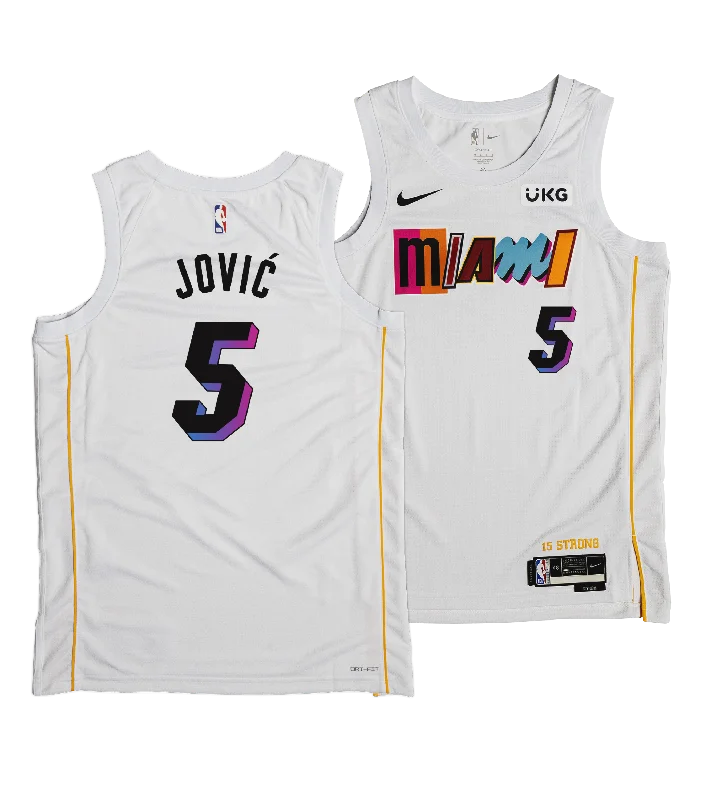 Nikola Jović Nike Miami Mashup Vol. 2 Swingman Jersey - Player's Choice Modern Men's Tech