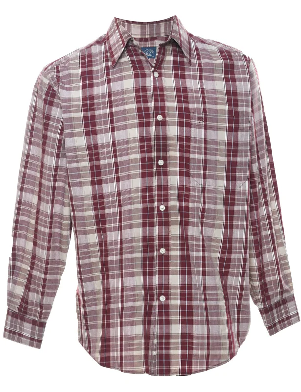 Arnold Palmer Checked Shirt - S Sporty Men's Athleisure 