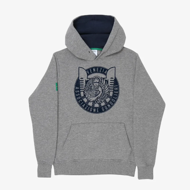 Logo Hoodie Polished Men's Silk