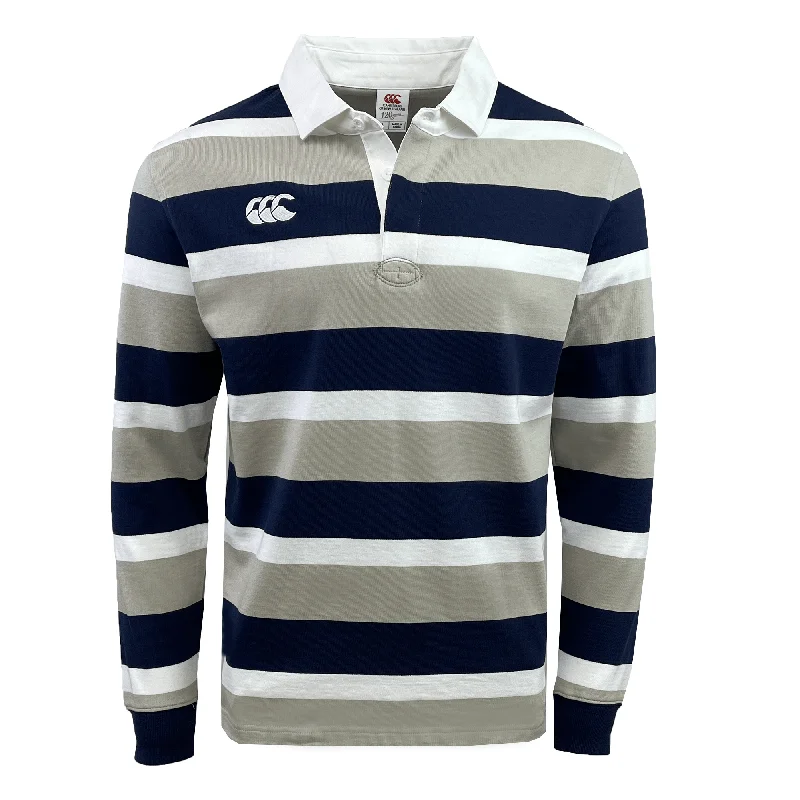 Canterbury CCC Stripe Long Sleeve Rugger Cclassic Men's Tweed