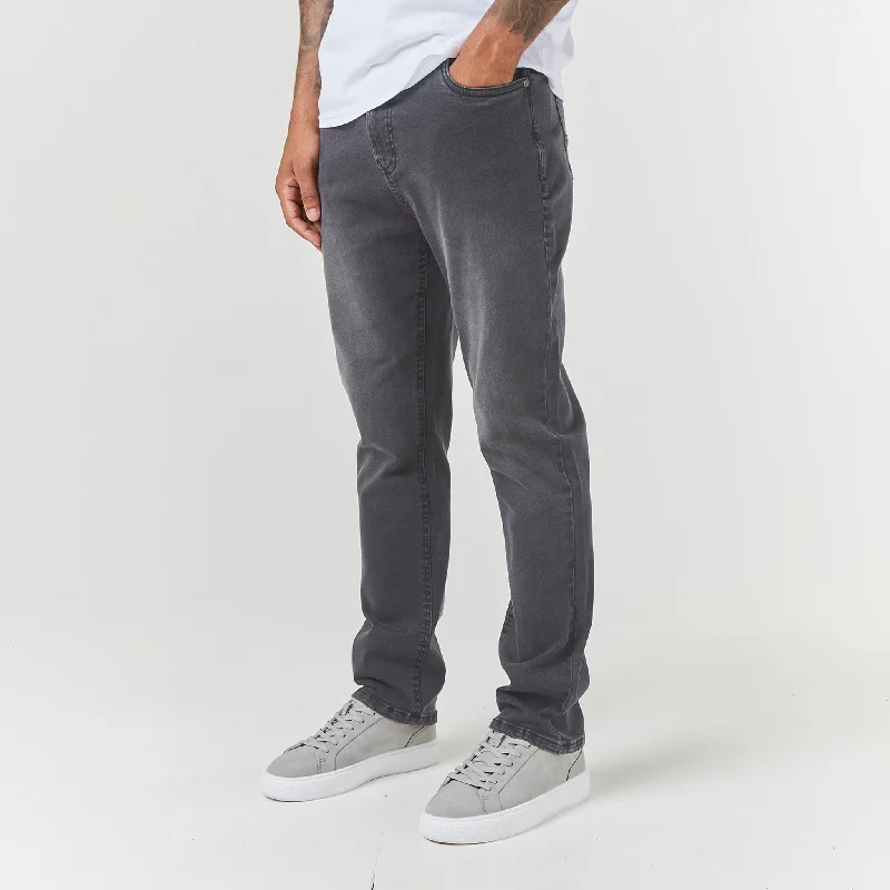 Straight Leg Denim Jean | Grey Wash Tough Men's Military