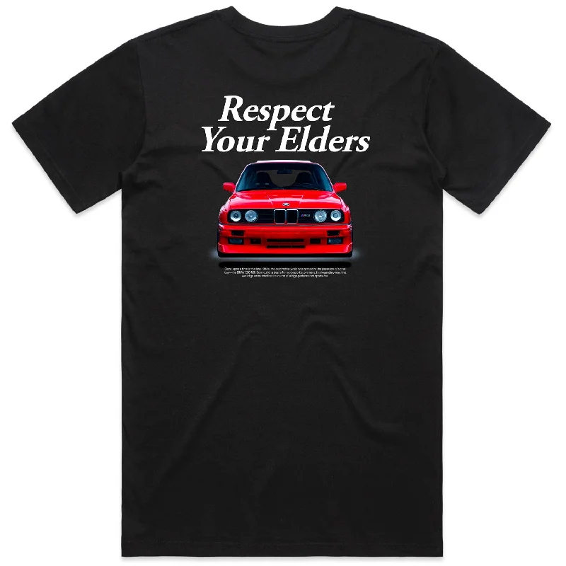 RESPECT ELDERS TEE Sporty Men's Athleisure 