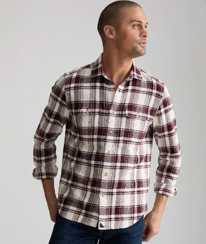 Organic Cotton Plaid Flannel Shirt - FINAL SALE Refined Men's Hand