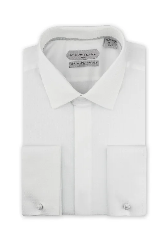 Genius Formal Shirt | White Hip Men's Retro