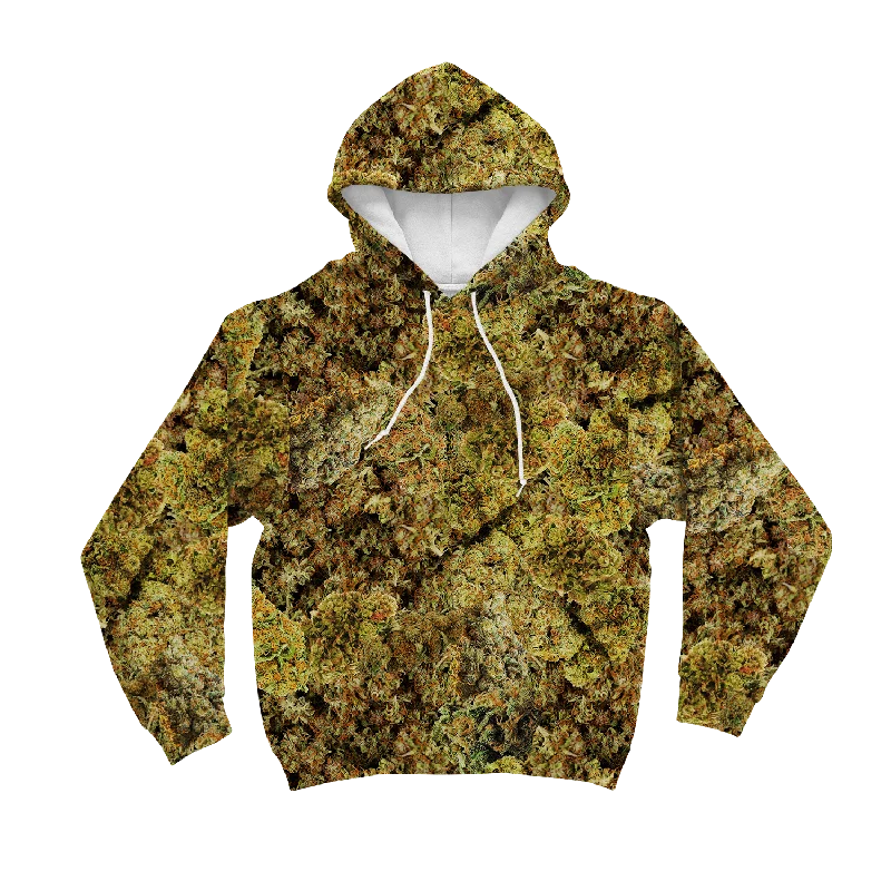 Cann~ Buds All Over Print Unisex Hoodie Cclassic Men's Tweed