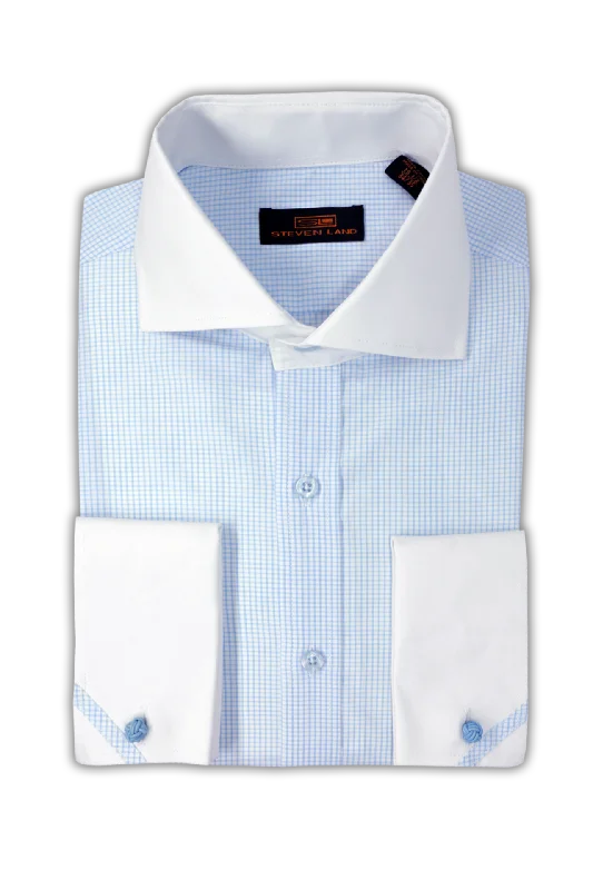 Steven Land Dress shirt | Lowell | Spread Collar | 100% Cotton Dynamic Men's Glow