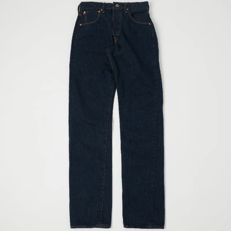 ONI 510SHM 'Kiwami' Semi Hand Made 16oz Natural Indigo Slim Straight Jean - Dark Wash Masculine Men's 