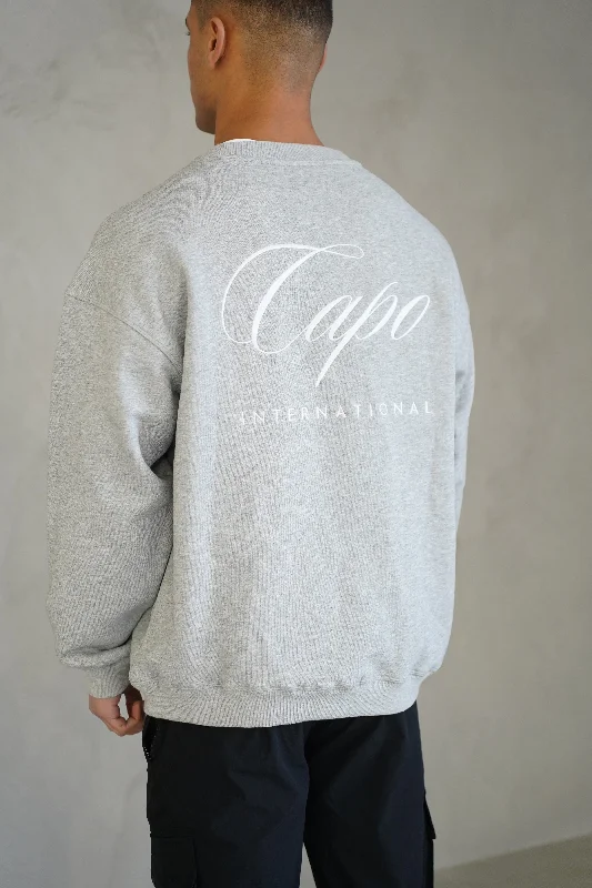 Capo International Sweater - Grey Marl Practical Men's Multi