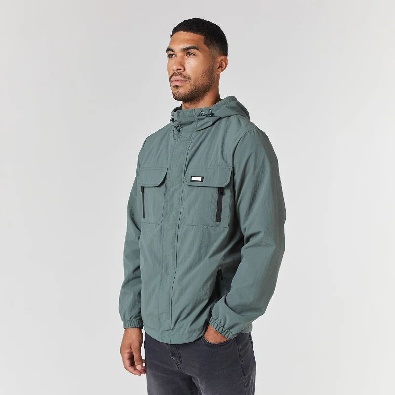 Tech Utility Jacket | Sage Confident Men's Power