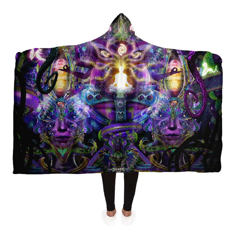 Union of Opposites Hooded Blanket Masculine Men's 