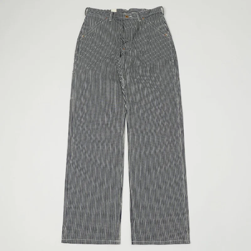 Lee Archives 1949 'Dungaree' 191B Wide Straight Trouser - Hickory Stripe Raw Dapper Men's 1920S