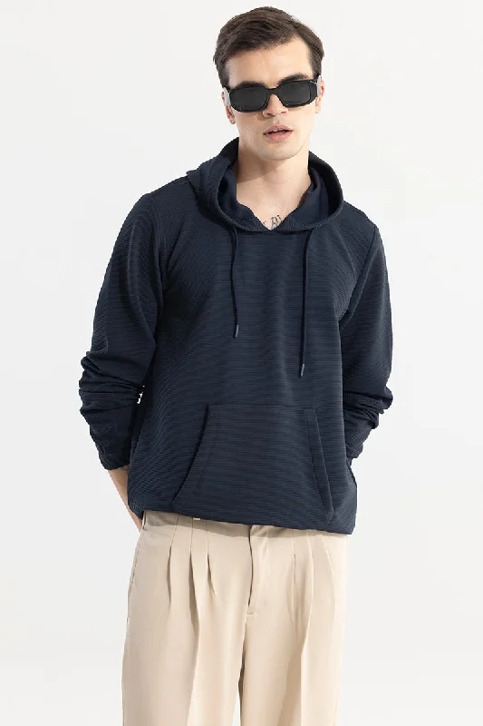 Supine Navy Hoodie Bold Men's Animal