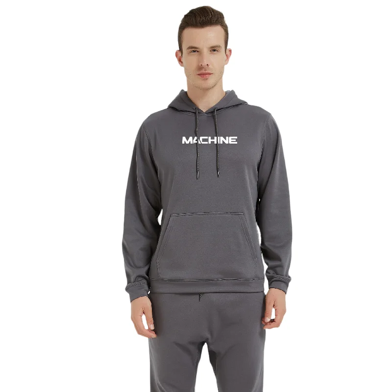 Longwood Performance Sport Hoodie - Smoke Grey Athletic Men's High