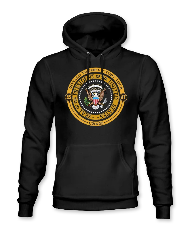 Donald Trump Victory Tour Hoodie Sleek Men's Contemporary 