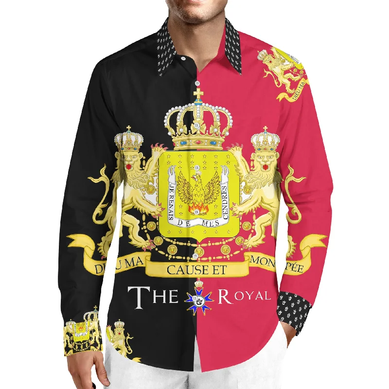 TMMG LUXURY ROYAL KINGDOM OF HAITI DRESS SHIRT Sporty Men's Tennis