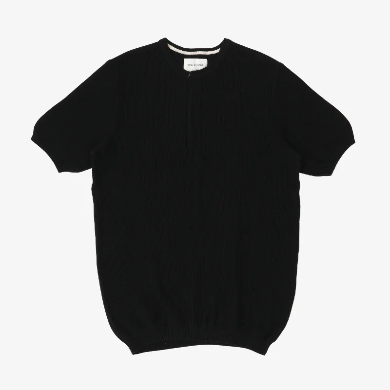 SS Knitted Henley Masculine Men's 