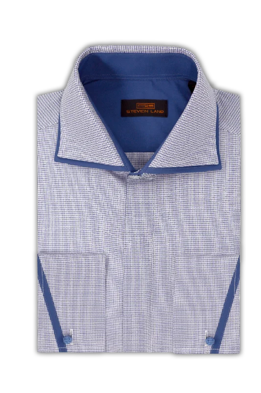 Steven Land Dress shirt | Hadden | Dress shirt | Spread Double Collar | French Cuff | 100% Cotton Laid