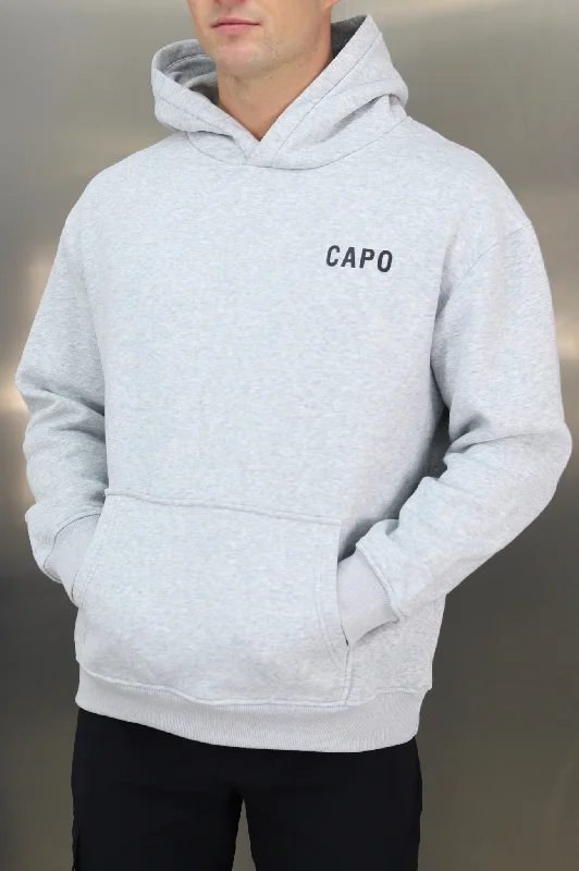 Capo PRINT Hoodie - Grey Earthy Men's Sustainable 