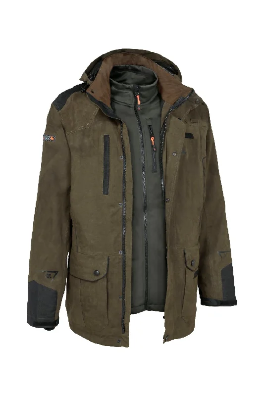 Verney Carron Veste Ibex Evo 3 in 1 Waterproof Jacket Earthy Men's Hemp